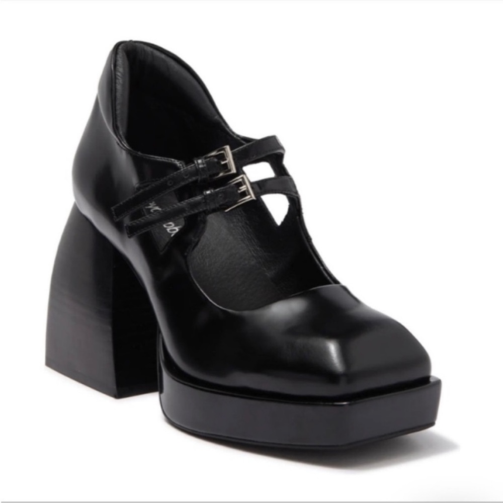 NWT Jeffrey Campbell Corgi Double Strap Mary Jane Platform Pumps
